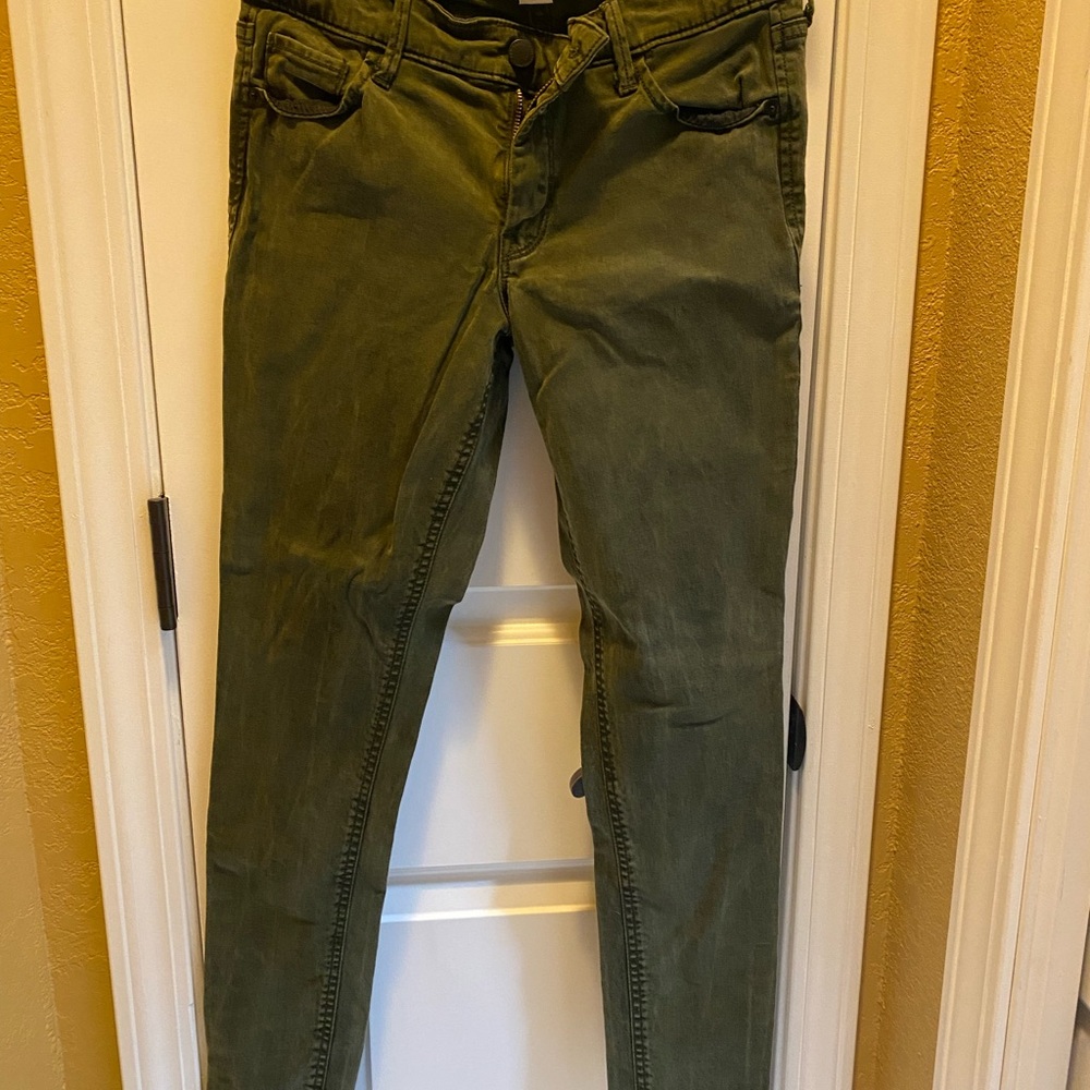 Olive Green Women's Jeans